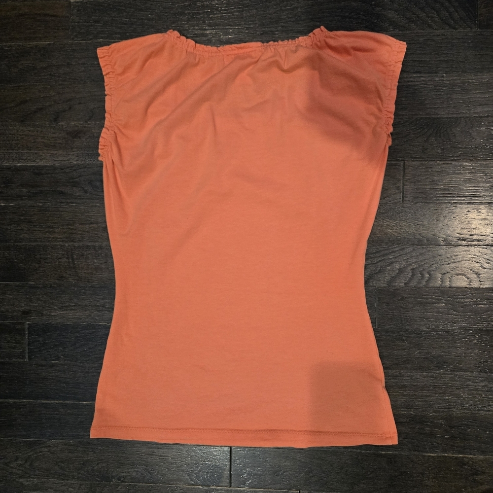 Lot of 3 Sleeveless Tops - White, Coral, Purple Spring, Floral, Beading - SZ XS - Picture 8 of 16